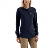 Women's, Slightly Fitted, FR Cotton, Long-Sleeve Shirt